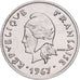 French Polynesia, 10 Francs, 1967, Paris, Nickel, SS