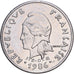 French Polynesia, 10 Francs, 1986, Paris, Nickel
