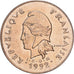 French Polynesia, 100 Francs, 1992, Paris, Kupfer-Nickel, SS