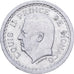 Monaco, 1 Franc, 1943, Paris, Aluminum, F(12-15)