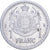 Monaco, 1 Franc, 1943, Paris, Aluminium, SGE+