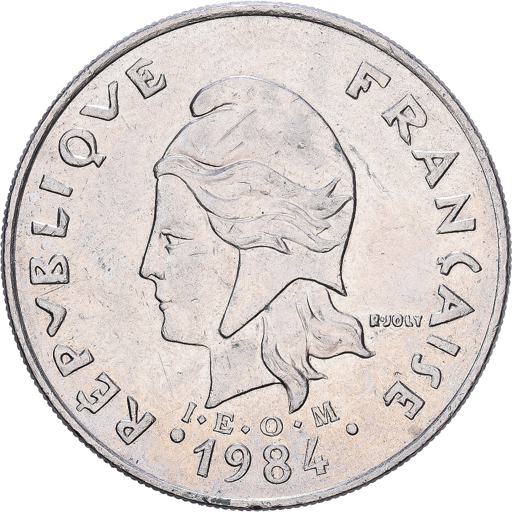 Polinesia francese, 20 Francs, 1984, Paris, Nichel, BB