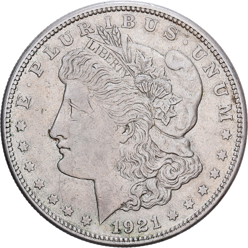 USA, 1 Dollar, Morgan Dollar, 1921, San Francisco, Srebro, F(12-15)