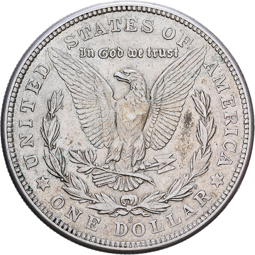 USA, 1 Dollar, Morgan Dollar, 1921, San Francisco, Srebro, F(12-15)
