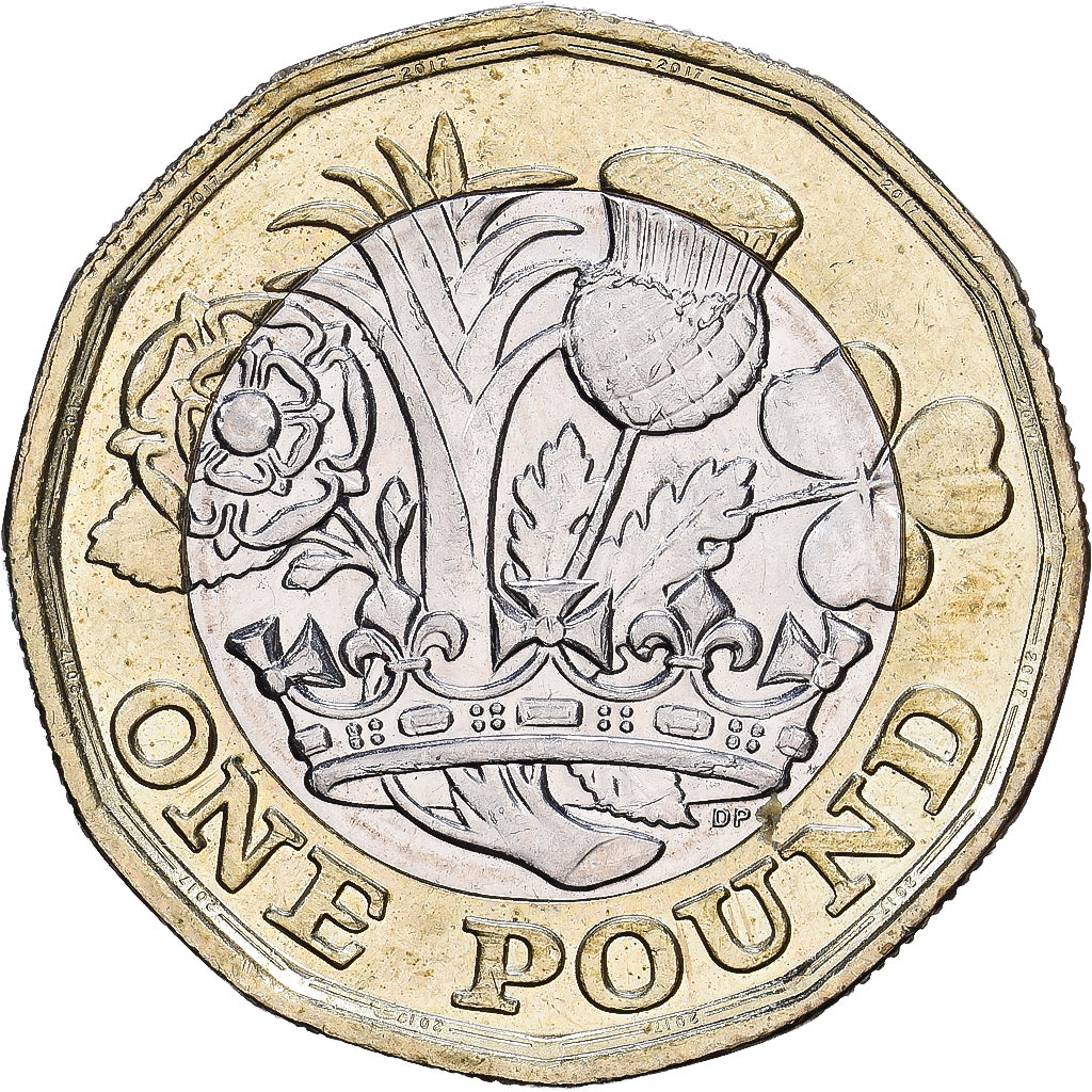 United Kingdom, 1 Pound, 2017, British Royal Mint, Bi-Metallic, VF(30-35)