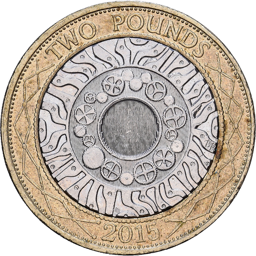 Regno Unito, 2 Pounds, 2015, British Royal Mint, Bi-metallico, MB