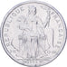 French Polynesia, 1 Franc, 1993, Paris, Aluminum, F(12-15)