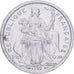 French Polynesia, 1 Franc, 1992, Paris, Aluminum, F(12-15)