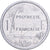 French Polynesia, 1 Franc, 1992, Paris, Aluminum, F(12-15)