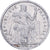 French Polynesia, 2 Francs, 1990, Paris, Aluminum, F(12-15)