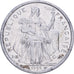 French Polynesia, 2 Francs, 1995, Paris, Aluminum, F(12-15)