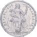 French Polynesia, 2 Francs, 1986, Paris, Aluminum, F(12-15)
