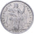 French Polynesia, 2 Francs, 1984, Paris, Aluminum, F(12-15)
