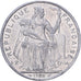 French Polynesia, 5 Francs, 1988, Paris, Aluminum, EF(40-45)