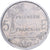 French Polynesia, 5 Francs, 1991, Paris, Aluminum, VF(30-35)