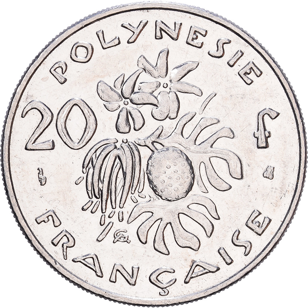 French Polynesia, 20 Francs, 1997, Paris, Nickel, VF(30-35)