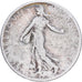 France, 2 Francs, Semeuse, 1899, Paris, Silver, G(4-6)