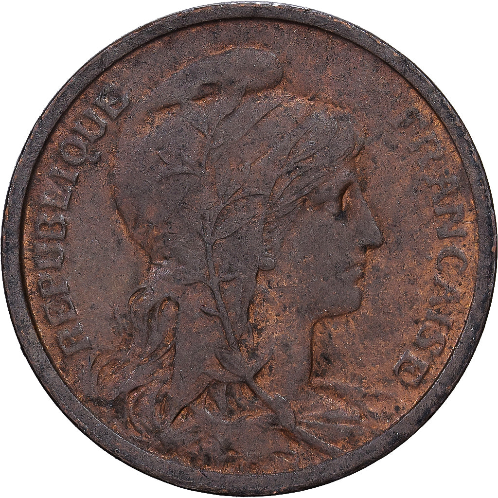 Frankreich, 1 Centime, 1920, Paris, Bronze, GE+