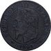 Frankreich, 2 Centimes, 1861, Strasbourg, Bronze, GE