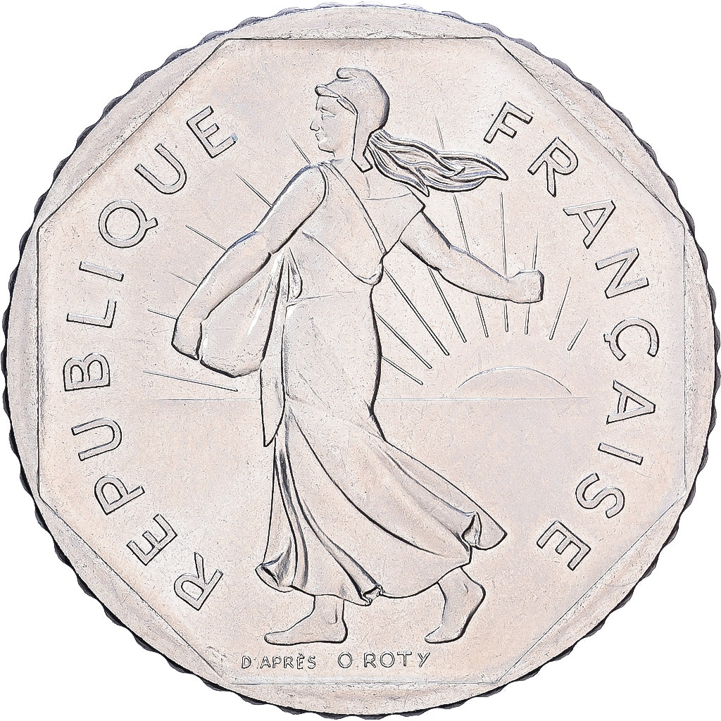 Frankrijk, 2 Francs, 1979, Paris, Nickel, FR+