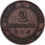 Frankreich, 2 Centimes, 1896, Paris, Bronze, SGE