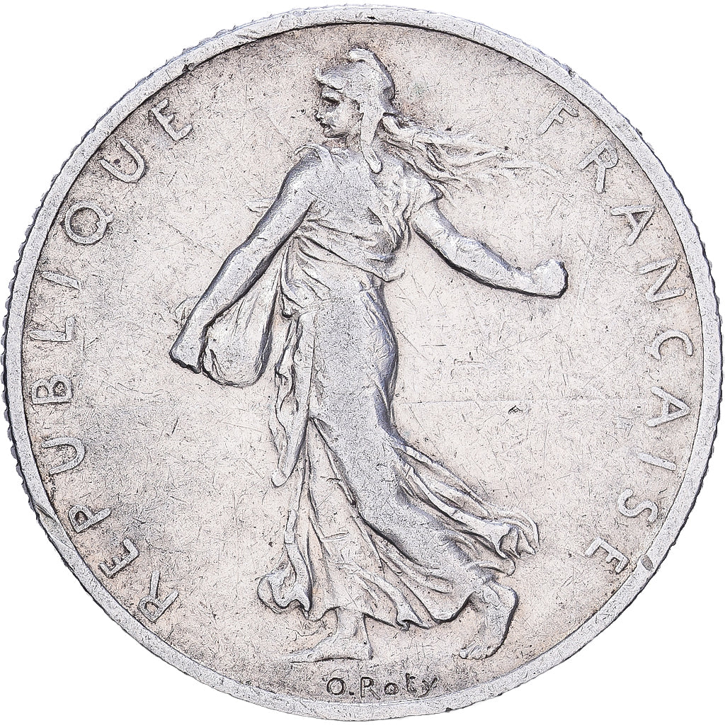 Francia, 2 Francs, 1910, Paris, Argento, B