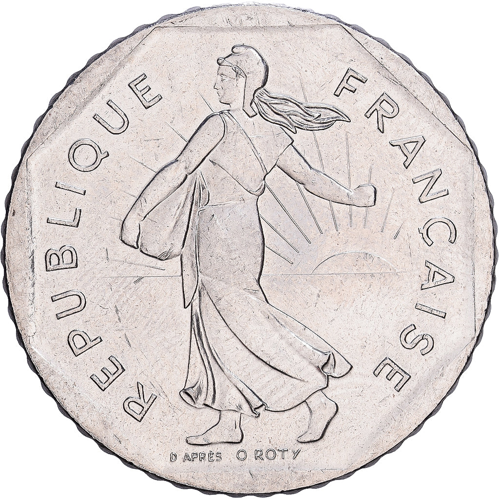 Frankreich, 2 Francs, 1992, Paris, Nickel, SS