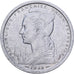 África ecuatorial francesa, 2 Francs, 1948, Paris, Aluminio, BC