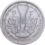 África ecuatorial francesa, 2 Francs, 1948, Paris, Aluminio, BC