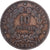 Frankreich, 10 Centimes, 1897, Paris, Bronze, SGE+