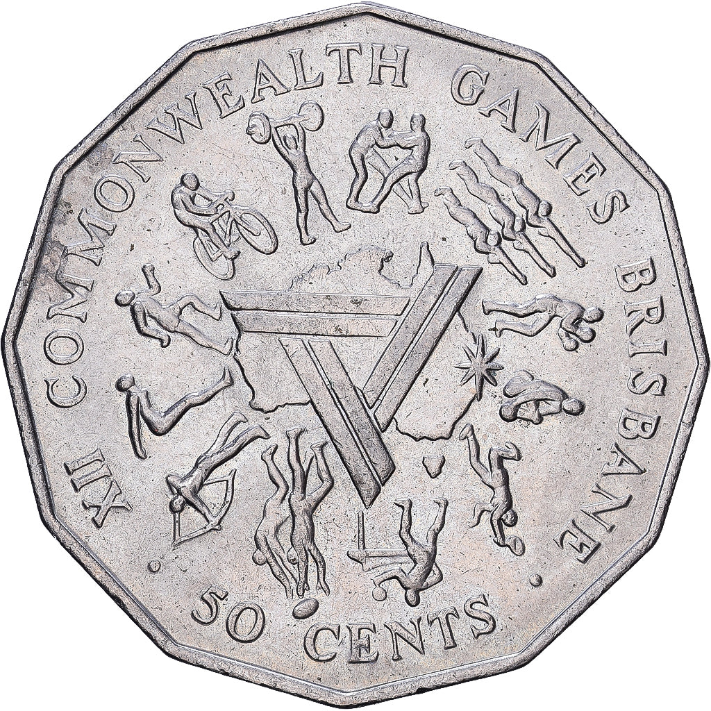 Australia, 50 Cents, 1982, Royal Australian Mint, Cupronickel, BB