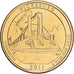 United States, Quarter, Vicksburg, America The Beautiful, 2011, Philadelphia