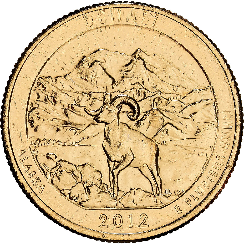 Vereinigte Staaten, Quarter, Washington Quarter, America The Beautiful, 2012