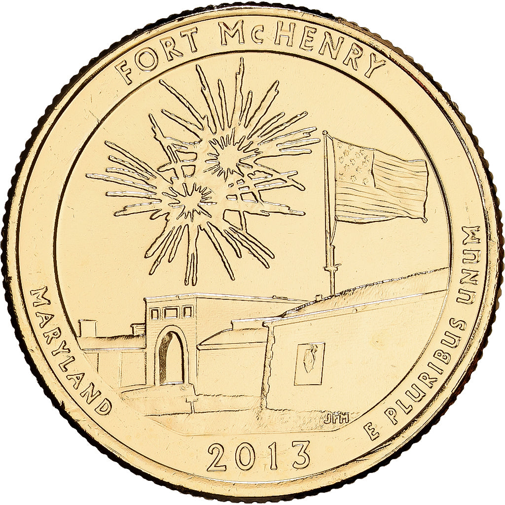 États-Unis, Quarter, Washington Quarter, America The Beautiful, 2013