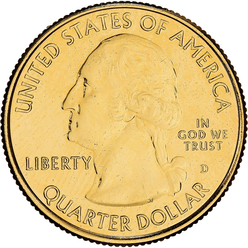 États-Unis, Quarter, Washington Quarter, America The Beautiful, 2014, Denver