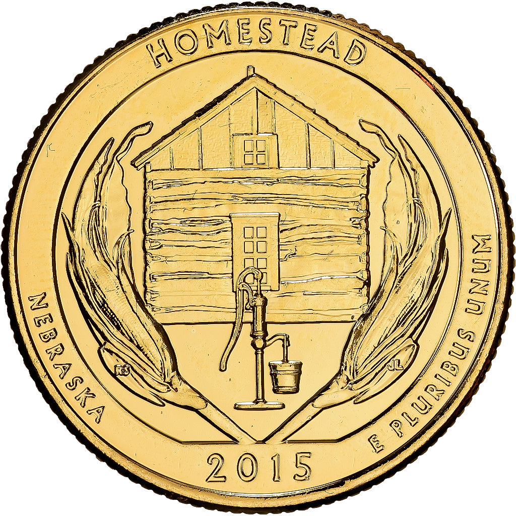 Vereinigte Staaten, Quarter, Washington Quarter, America The Beautiful, 2015