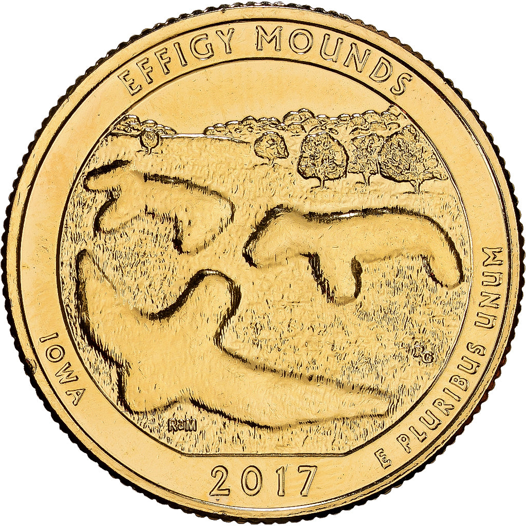 United States, Quarter, Washington Quarter, America The Beautiful, 2017, Denver