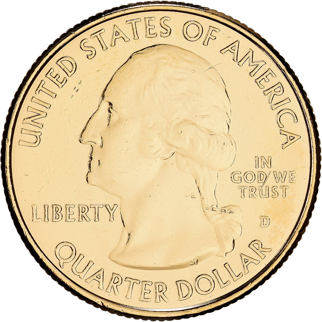United States, Quarter, Washington Quarter, America The Beautiful, 2017, Denver