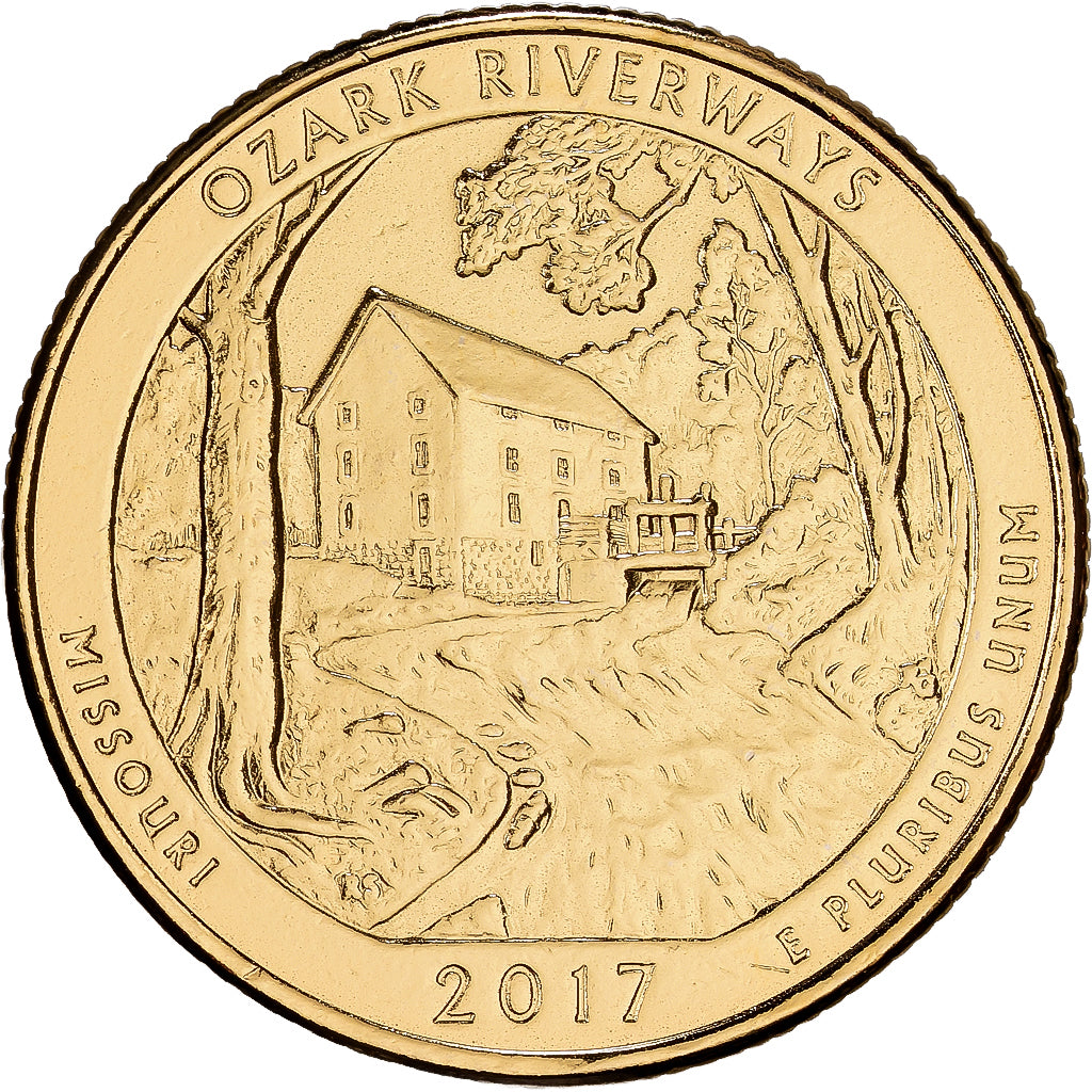 United States, Quarter, Washington Quarter, America The Beautiful, 2017