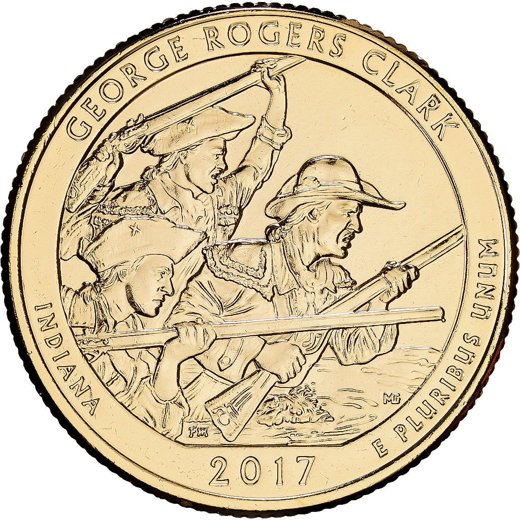United States, Quarter, Washington Quarter, America The Beautiful, 2017