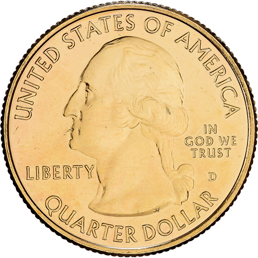 United States, Quarter, Washington Quarter, America The Beautiful, 2018, Denver