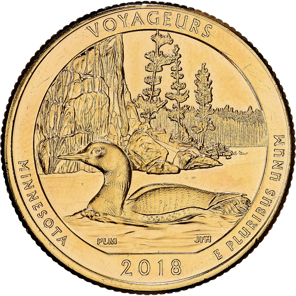 United States, Quarter, Washington Quarter, America The Beautiful, 2018