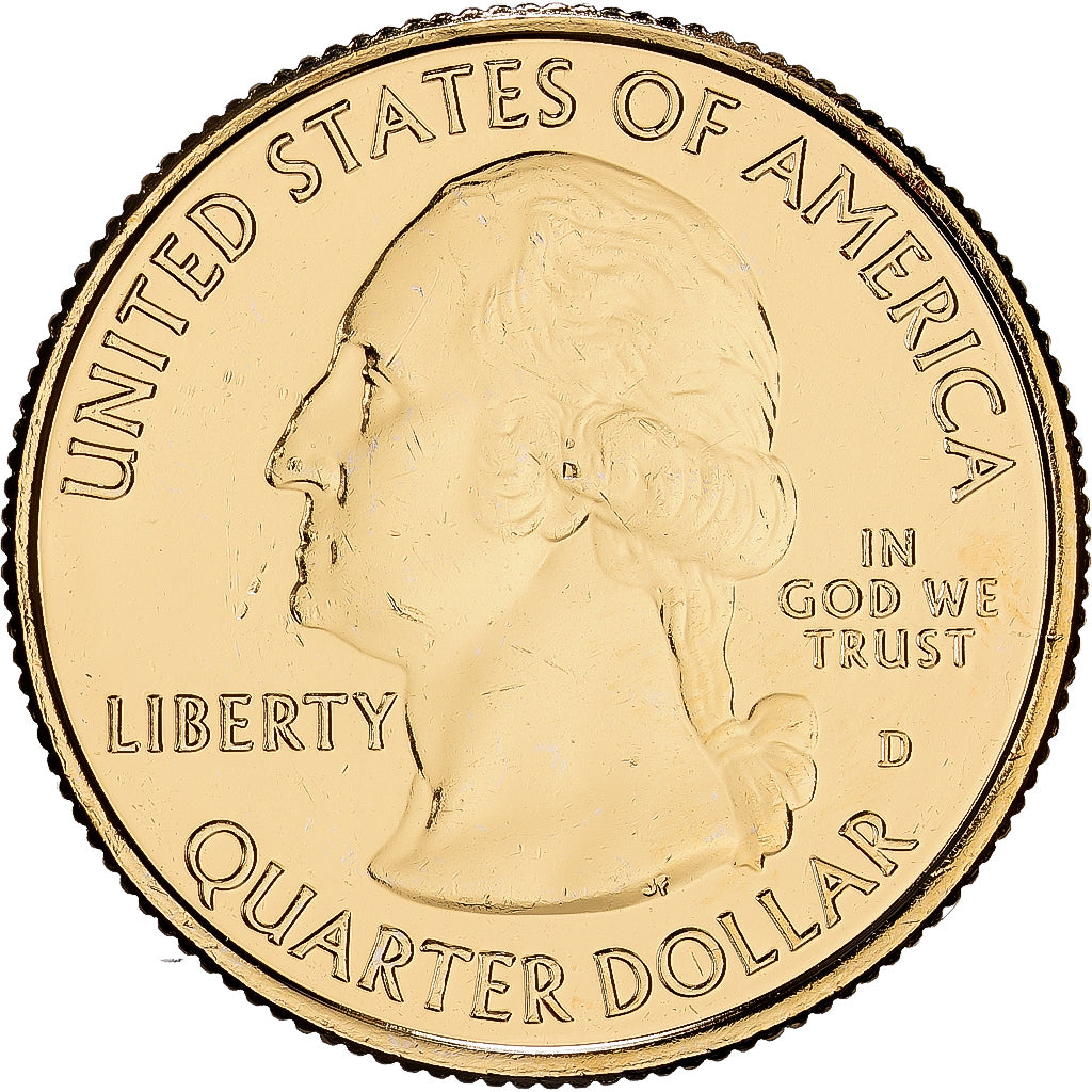 United States, Quarter, Washington Quarter, America The Beautiful, 2019, Denver