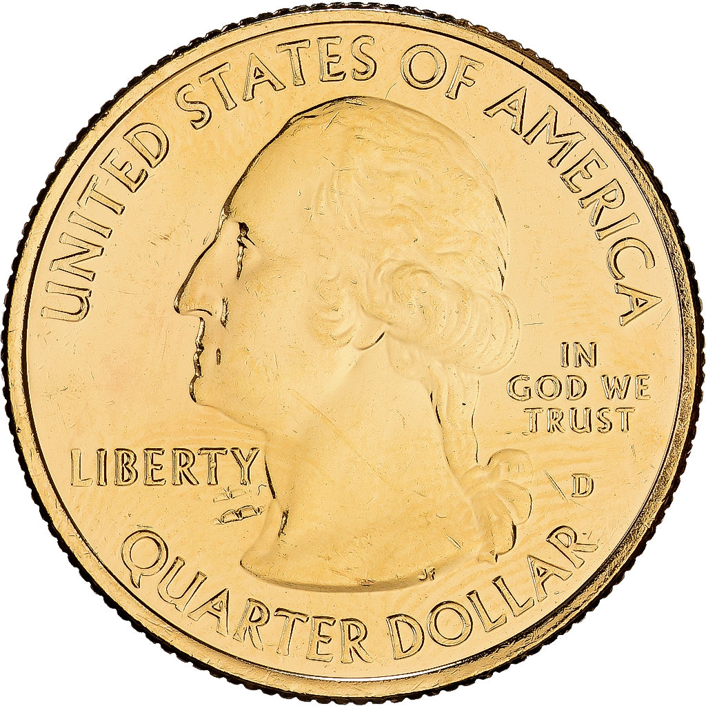 United States, Quarter, Washington Quarter, America The Beautiful, 2019, Denver