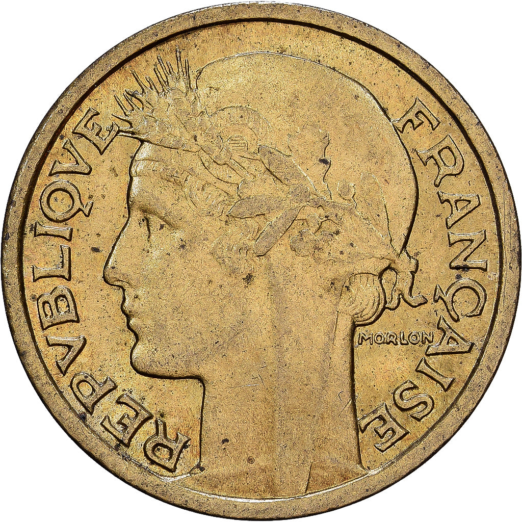Frankrijk, 50 Centimes, Morlon, 1941, Paris, Aluminum-Bronze, FR+