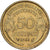 Frankrijk, 50 Centimes, Morlon, 1941, Paris, Aluminum-Bronze, FR+