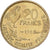 Frankrijk, 20 Francs, 1952, Paris, Aluminum-Bronze, FR+