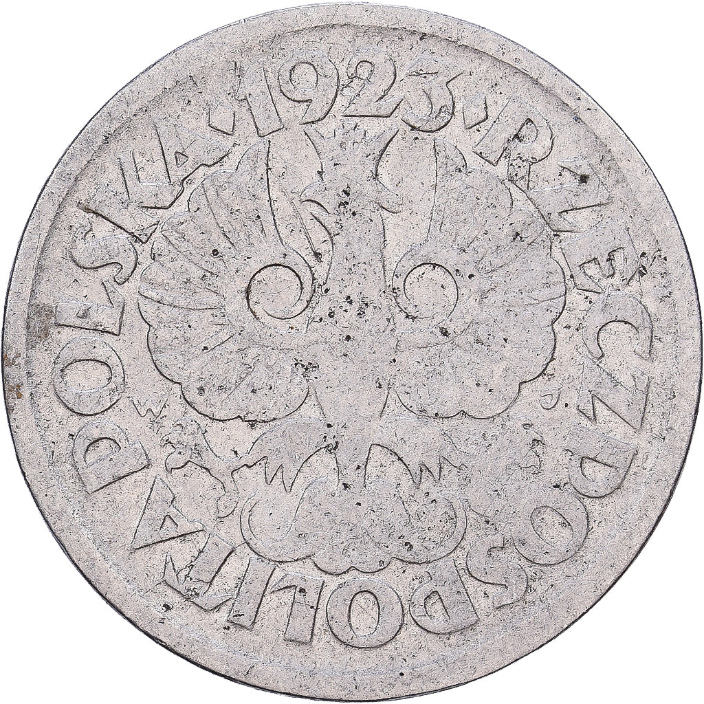 Polen, 10 Groszy, 1923, Huguenin, Nickel, SS