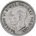 Australien, George VI, 3 Pence, 1951, British Royal Mint, Silber, SGE+