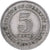 MALAYA, George VI, 5 Cents, 1950, British Royal Mint, Cupronickel, BC+
